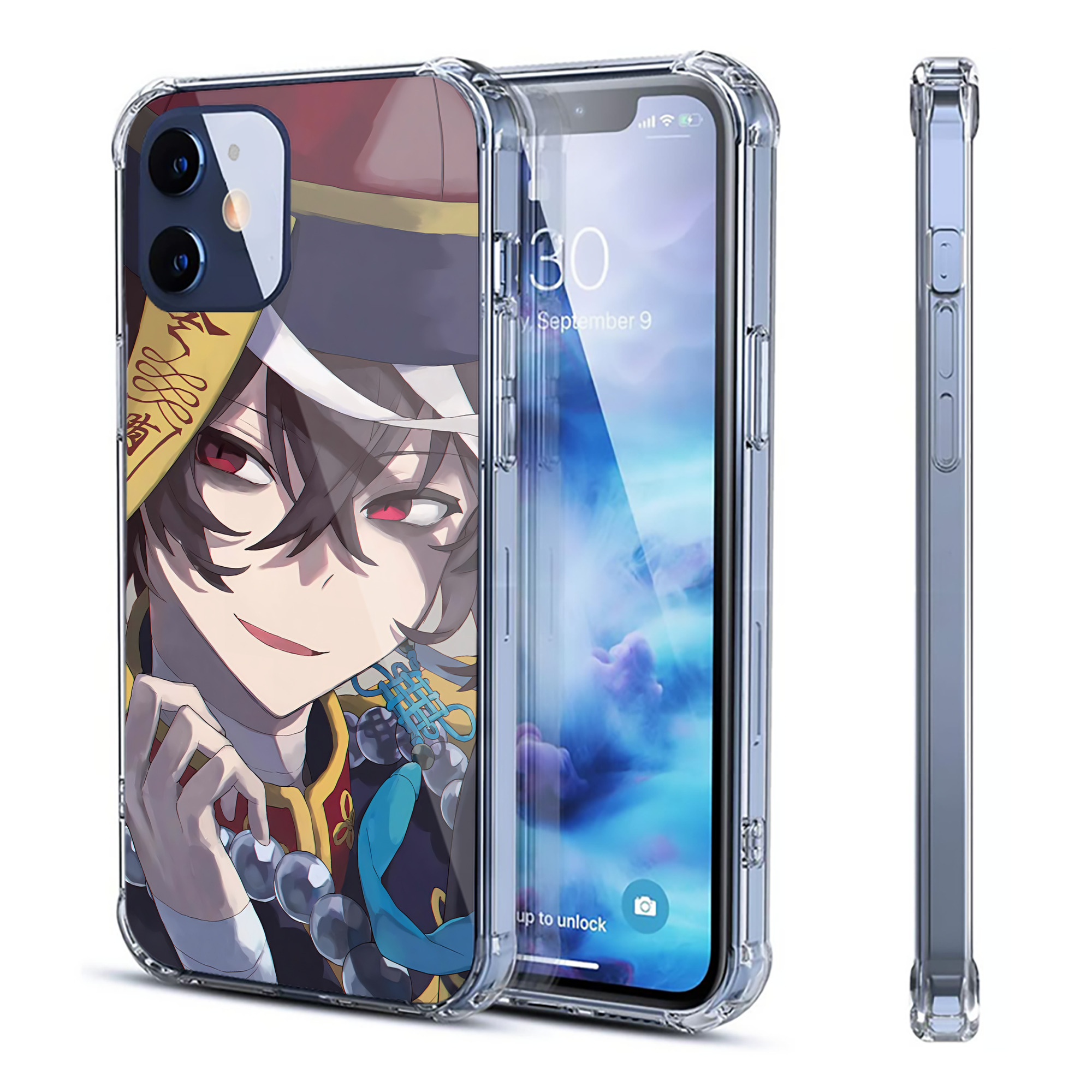 （画像用） 文豪ストレイドッグス Bungo Stray Dogs 【iPhone 12シリーズ対応】透明スマホケース（クリアソフトケース）